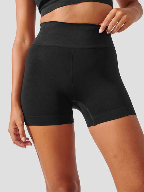 Premium Black Seamless Shaping Boxer Briefs