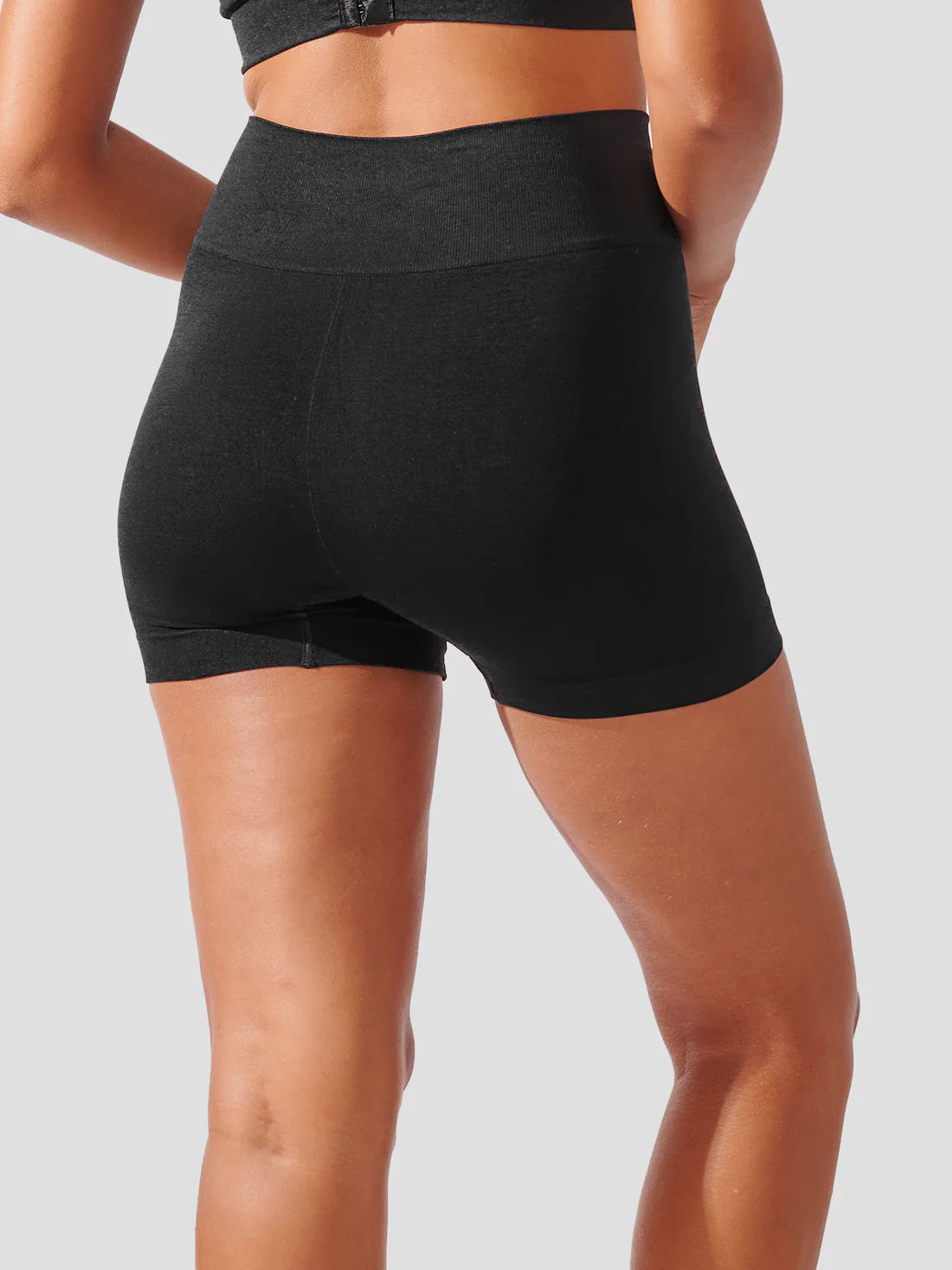 Premium Black Seamless Shaping Boxer Briefs