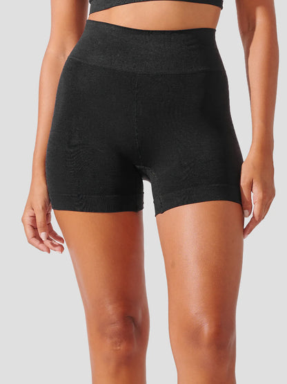 Premium Black Seamless Shaping Boxer Briefs
