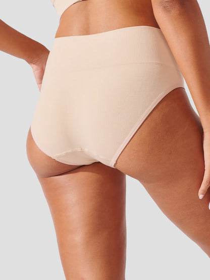 Premium Beige Seamless Reducing Briefs