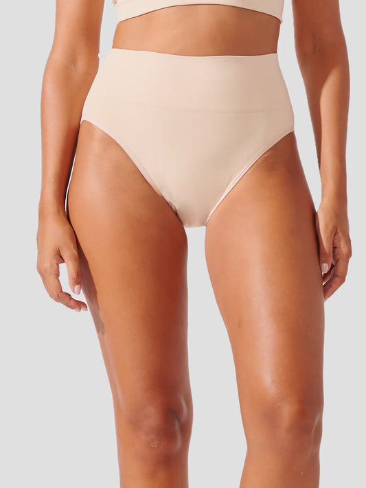 Premium Beige Seamless Reducing Briefs