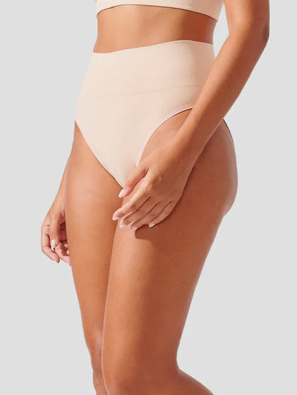 Premium Beige Seamless Reducing Briefs