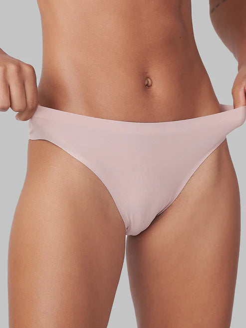 Kit with 10 Seamless Second Skin Bikini Panties (2 Black, 2 White, 2 Beige, 2 Pink and 2 Cocoa Brown)