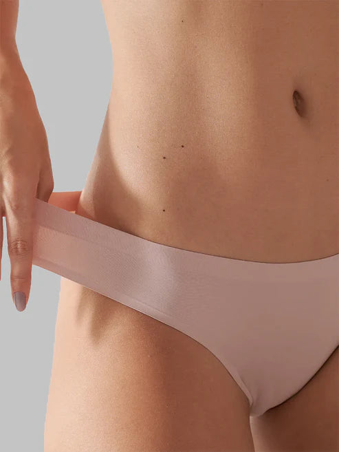 Kit with 10 Seamless Bikini Panties Second Skin Rose