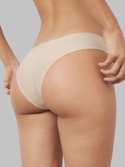 Kit with 10 Seamless Second Skin Bikini Panties (2 Black, 2 White, 2 Beige, 2 Pink and 2 Cocoa Brown)