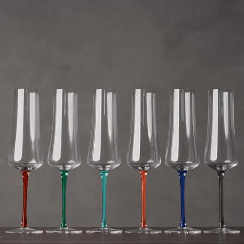 Set of 6 Crystal Flutes – Sommelier 210ml