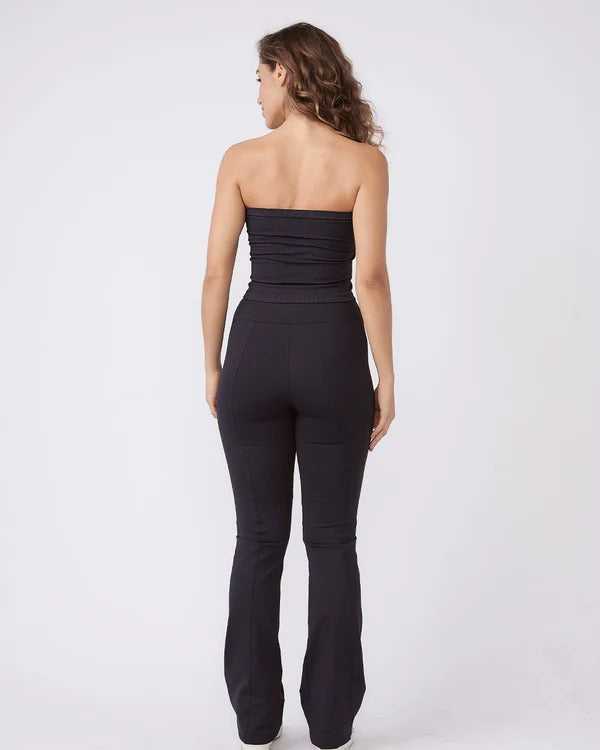 Black Tube Top + Ballet Pants Set