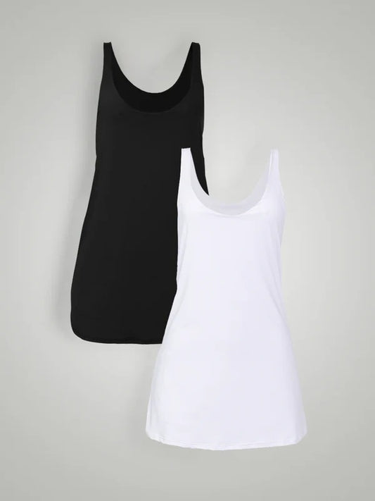 Black & White Kit: Essential Fitness Dress in Black & White