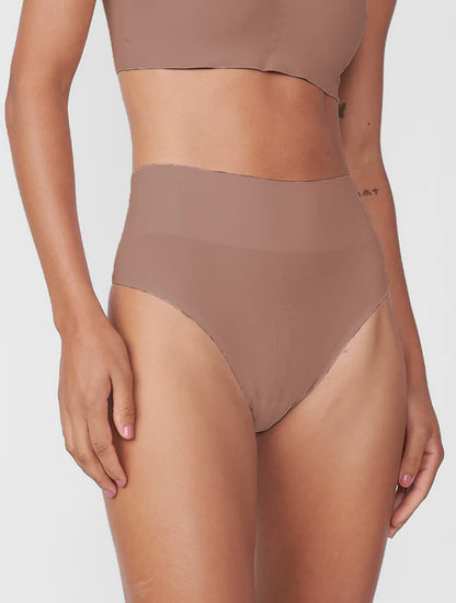 Seamless Reducing Bikini Panty Second Skin Cocoa Brown