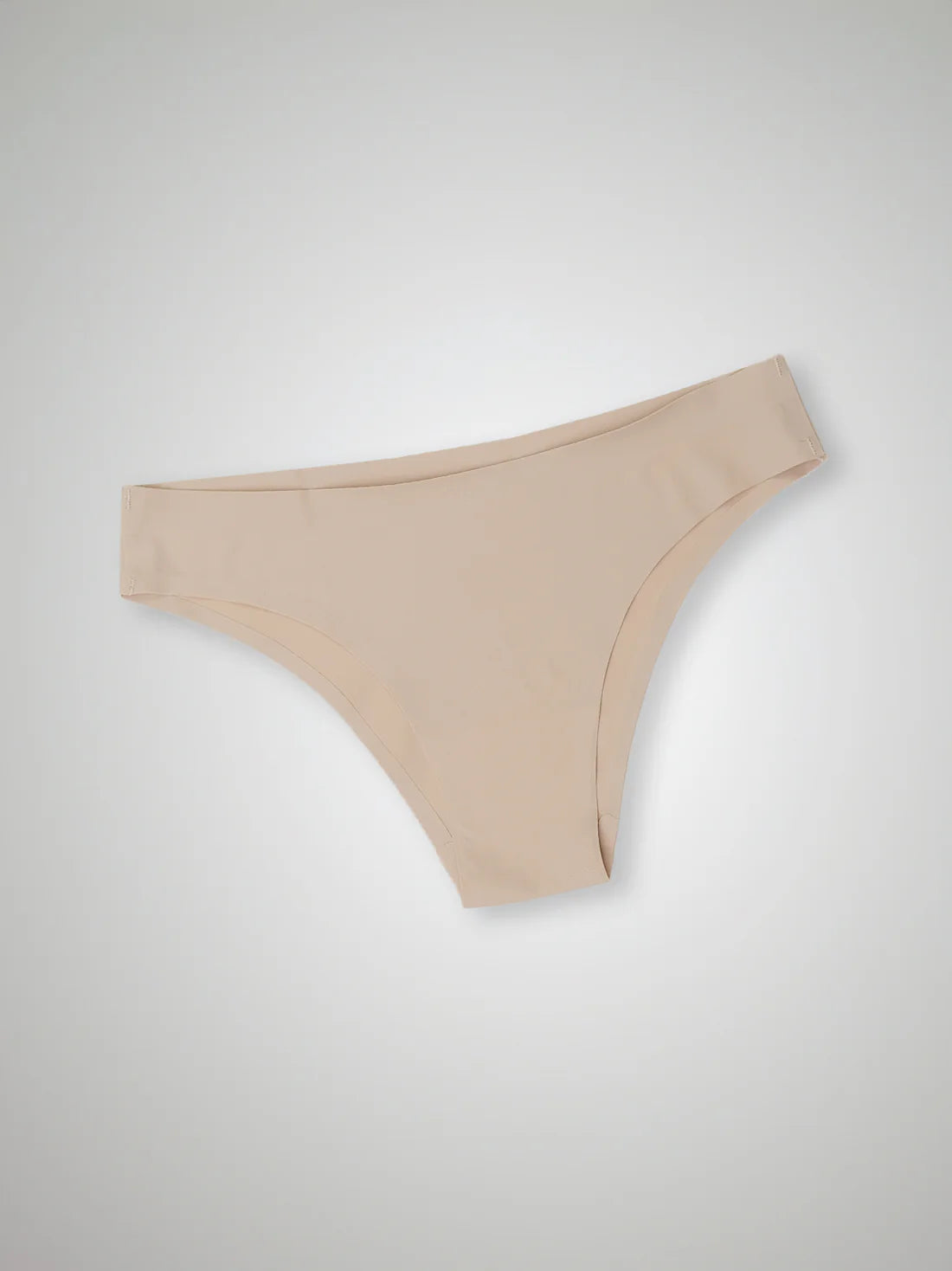 Beige Seamless Second Skin Bikini Panties