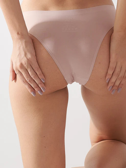 Kit with 10 Seamless Bikini Panties Second Skin Rose