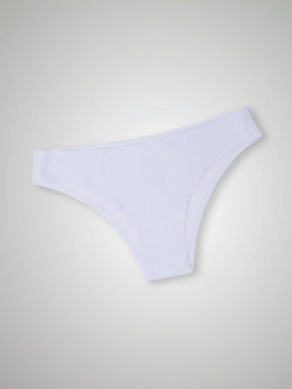 White Seamless Second Skin Bikini Bottom