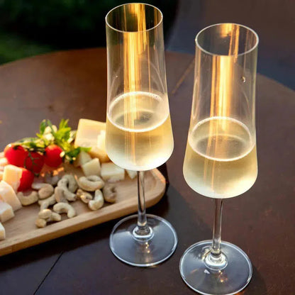 Set of 6 Crystal Bohemia Sommelier Flutes – 210ml