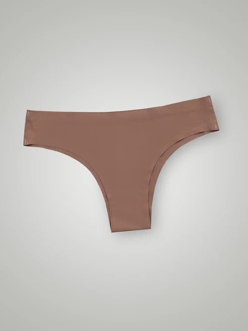 Seamless Bikini Bottom Second Skin Cocoa Brown